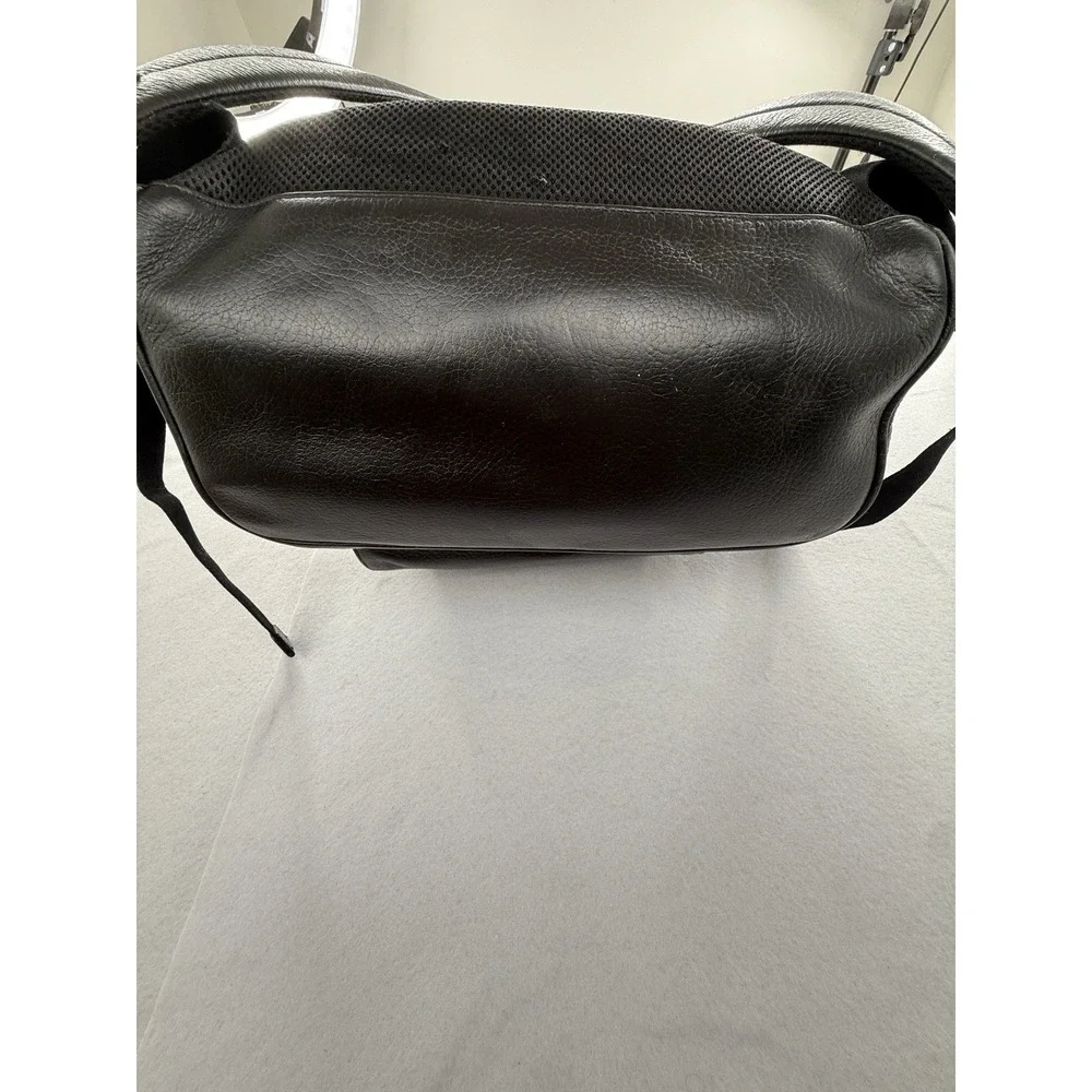 Coach West Brown Pebbled Leather Laptop Backpack F37802